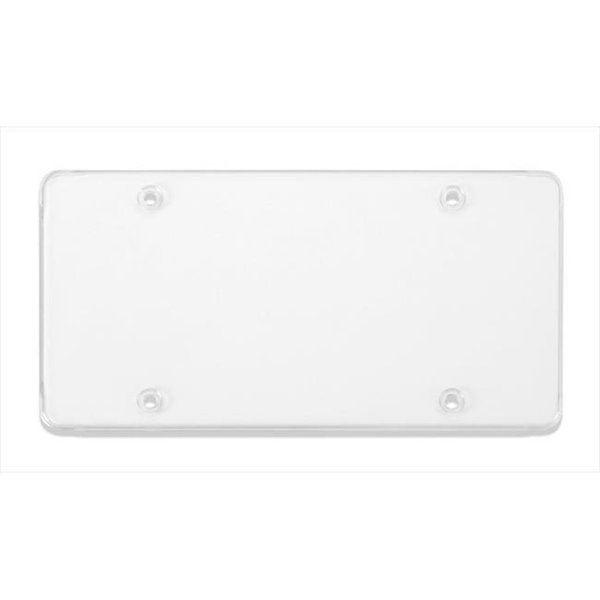 Cruiser Accessories Cruiser Accessories 76100 Tuf Flat Novelty License Plate shield; Clear 76100